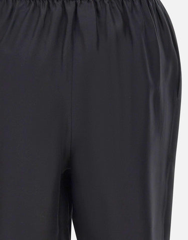 Shorts in seta ZINIALDS BLACK LOULOU DE SAISON 