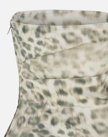 "Printed denim top" 114504 2930 ROTATE BIRGER CHRISTENSEN 