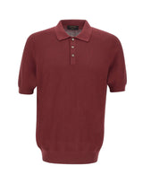 Polo in maglia a nido d'ape 57113 18028280 GRAN SASSO 