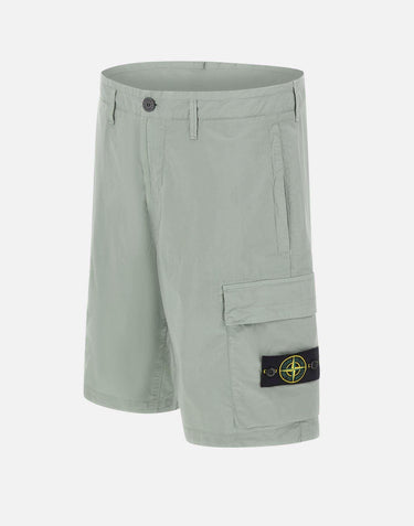 Bermuda in tela di cotone stretch "Paracadute" L100020S0003 V0055 STONE ISLAND 
