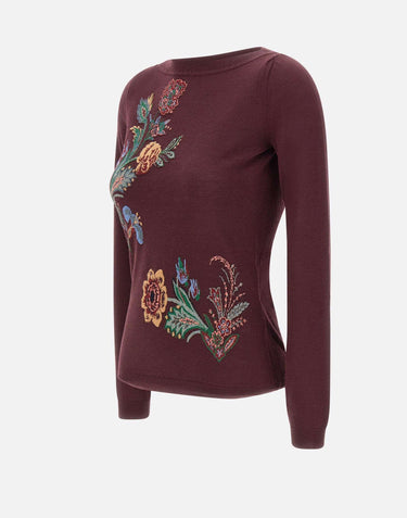 Maglia in misto lana jacquard WRKE0318 AQ170F0130 ETRO 