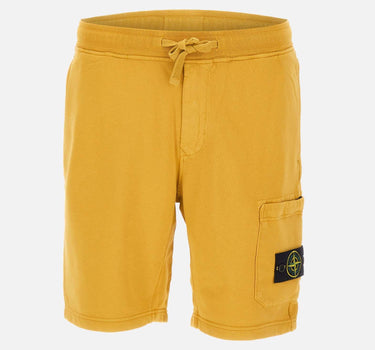 Bermuda in felpa di cotone biologico 6200011S0051 V0034 STONE ISLAND 