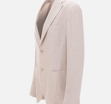 Blazer in misto lino e lana M75GIAC12 TES0K02426 ELEVENTY 