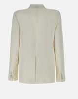 "Shawl Collar Tuxedo Jacket"<BR/> 1125WJK006060A IVORY VICTORIA BECKHAM 