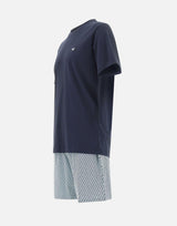Pigiama con bermuda stampa pattern EM000399 AF18885MB523 EMPORIO ARMANI 
