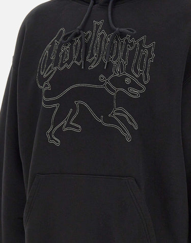 "Hooded Hackwork Sweatshirt" I035641 2JQXX CARHARTT WIP 