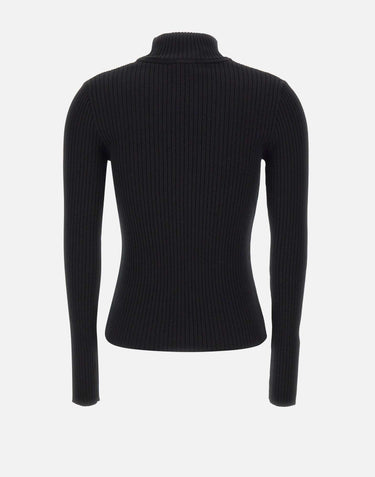 Maglia "Reedition Rib Knit" PERMPU022FI0001 BLACK COURREGES 