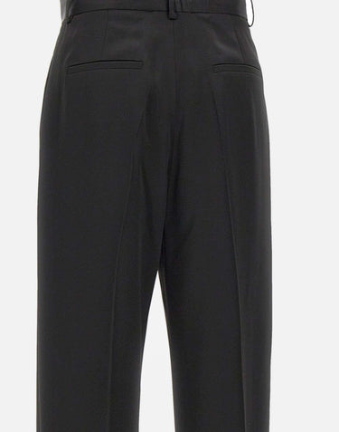 "Satin tailored trousers" 1425WTR002857J BLACK VICTORIA BECKHAM 