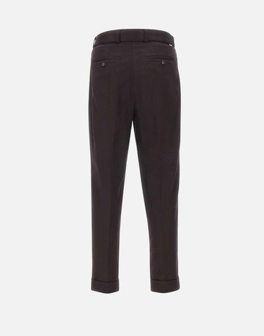 Pantaloni in cotone e lyocell B0515183 2358 PAOLO PECORA 