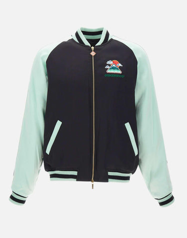 "Satin bomber jacket" MPF25JK383 01 CASABLANCA 