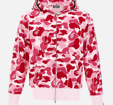 Felpa con cappuccio "ABC Camo 2nd Shark" 001ZPM301008M PINK BAPE 