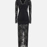 Abito lungo in pizzo 26PJR0231PA0170 P001 RABANNE 
