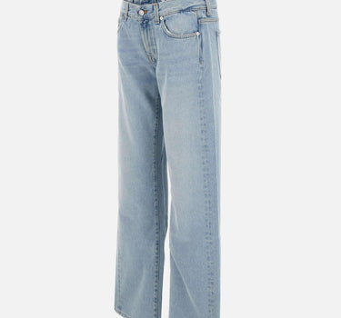 "Double waisted trousers Mankind bleach" 7N839E35 U7BHL 7 FOR ALL MANKIND 