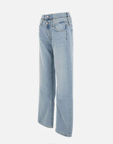 "Double waisted trousers Mankind bleach" 7N839E35 U7BHL 7 FOR ALL MANKIND 