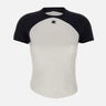 T-Shirt "Circle Contrast" 325JTS214JS0203 WHTBLK COURREGES 