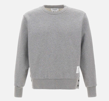 Felpa  "Crewneck Classic Loopback" in cotone MJT085A 03377055 THOM BROWNE 