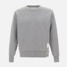 Felpa  "Crewneck Classic Loopback" in cotone MJT085A 03377055 THOM BROWNE 