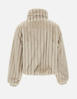 Giacca reversibile in pelliccia animal free D31352W VERY2140019 SAVE THE DUCK 