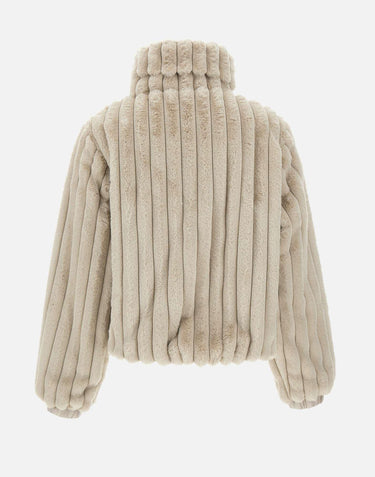 Giacca reversibile in pelliccia animal free D31352W VERY2140019 SAVE THE DUCK 