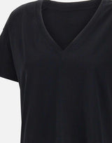 T-shirt  "Faa" in cotone Supima FAAA BLACK LOULOU DE SAISON 