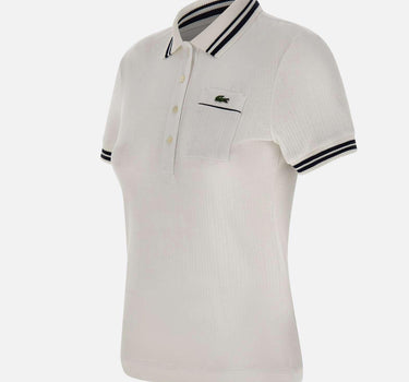 Polo slim fit a coste DF0858 522 LACOSTE 