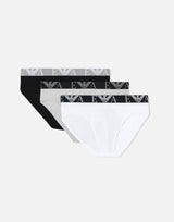 Set tre slip in cotone stretch EM000258 AF20668MC197 EMPORIO ARMANI 