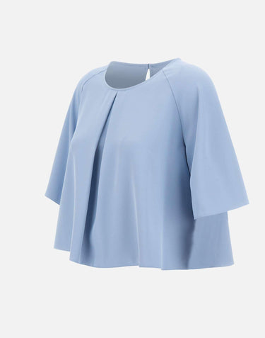 Blusa corta svasata SP1TZ007 0080 KAOS 