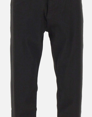 Pantaloni con fit affusolato in denim elasticizzato 50560463 001 BOSS 