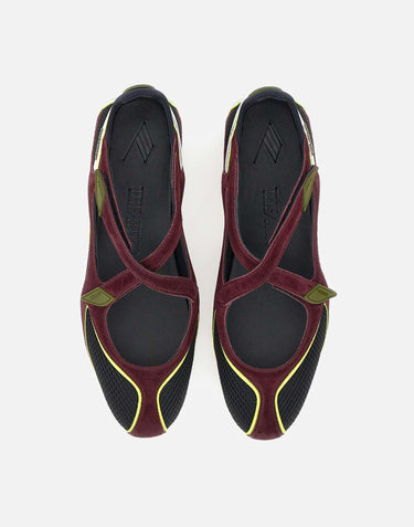 "Nomad" ballerina flat 251WSH00871 MIX062AA443 THE ATTICO 