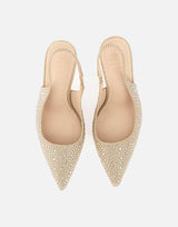 Slingback "EINDHOVEN" SH376 ORO TWENTYFOURHAITCH 